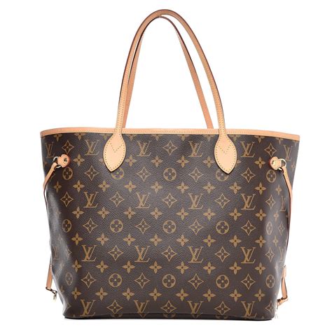 louis vuitton monogram neo neverfull mm rose ballerine